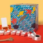 eVincE Blue Fish Gift Wrapping Paper | Aqua Theme based party Fun filled Facts Pattern : Pack of 25 sheets : 70 x 50 cms