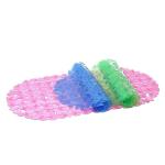 KARTUNBOX Silicone PVC Rubber Suction Antimicrobial Non Slip Shower Mat (Multicolor)