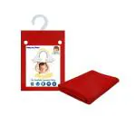 MINIME Cotton Water-Proof, Anti-Dust Baby Quick Dry Sheets - Large, 140 X 100 cm, Red