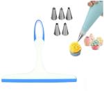 Urban Buy Multicolor Steel Nozzle And Wiper Kitchen Tool Set 7 pc