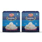 Bikalal | Rasgulla - 2Kg (1Kg x 2) | Aslee Bikaneri-Indian dessert | sweet and spongy | No preservative | No artificial flavours | Rajasthani meethai/sweets