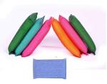 Whinsy- Pack of 7- Multi Colour Foam Pad Sponge Scourer Kitchen Scrubber