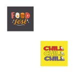 Ecomology Fridge Magnets| Food Fest and Chill Combo Theme for Indoor Decoration| Pack of 2