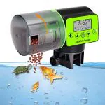 Qpets USB Charger 3 Way Automatic Fish Feeder Timer Turtle Food Fish Tank Accessories Aquarium Auto Feeder Fish for Marine Aquariums Pond (Updated Fish Feeder)