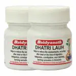 Baidyanath Dhatri Loha 40 Tablets (Pack of 2) Improve digestive, Natural Constipation Relief