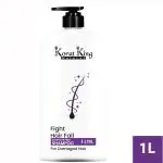 Korat King Keratin Damage Repair Shampoo For Women & Men With Vitamins, Makes Hair Soft & Shiny Shampoo 1L (Navy Blue)