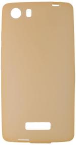Gorogue Gold Thermoplastic Polyurethane Back Cover For Micromax Canvas Unite 3 Q372