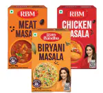 Ram Bandhu-Biryani Masala 100Gm, Chicken Masala 100Gm, Meat Masala 100Gm | Spices, Pack of 3 (100gm x 3) 300Gm
