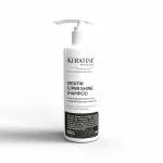 KERATINE PROFESSIONAL Keratin Super Shine Shampoo 300ml | Infused with Keratin and Wheat Protein for Dry damaged and Chemically Treated Hair | Sulphate and Paraben Free | Made in India (300 ml)