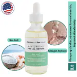 VITAMINS AND SEA BEAUTY Sea Salt and Collagen Peptides Restorative Serum for Anti-Aging, Firming of Lines and Wrinkles Sagging Skin | 60 ML