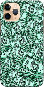 CustomEra Apple iPhone 11 Pro Multicolour Moeny Design Polycarbonate Hard Case Back Cover