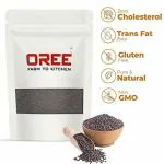 OREE Natural Black Mustard Seed | Rai | Sarso | Whole Mustard | Naturally Processed Kalli Sarson |Indian Spice [All Natural, High Fibre](200GM)