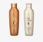 SMART BEAUTY Oriflame Sweden MILK & HONEY GOLD SHAMPOO & CONDITIONER COMBO FOR RADIANT SOFT & SILKY HAIR (2 Items in the set)