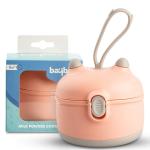 baybee Portable Baby Formula Dispenser, Travel Milk Powder Formula Container with Scoop Pink