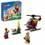 Jaiman Toys LEGO City Fire Helicopter 60318 Building Kit (53 Pcs),Multicolor