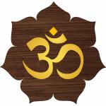 SAHI CRAFTS Beautiful Om Wall Hanging Wooden Design/Om Wall Decor for Living Room, Bed Room