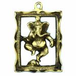 pujaNpujari Ganesh/Ganapati Metal Wall Hanging for Home Decor