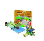 SMARTIVITY Wood Link Dunk Parabolic Basketball Stem Learning Educational and Construction Activity Toy 5 to 7 Year