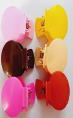 THE MAXIM Plastic Hair Clutchers, Hair Claws for Girls 12pcs Hair Clips Hair Claw (Multicolor)