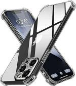 KrKis Iphone 14 Pro Max Transparent Rubber Camera Bump Protector Back Cover, Ruta-00121