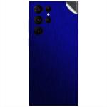 GADGETSWRAP Premium Material Skin Vinyl Decal Sticker Compatible With Samsung Galaxy S22 Ultra - Dark Blue Titanium