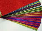 ECLET Multicolor Foam A4 Acid-Free Glitter Sheet (Pack of 10)