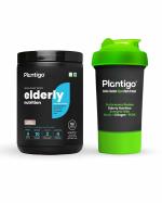 Plantigo Elder Health Supplement, Swiss Chocolate Flavour, 500g + Shaker, 600ml