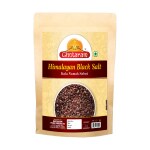 Ghotaram Kiln Fired Kala Noon Exotic Mineral Rich Black Salt Fresh Himalayan Black Salt | Black Salt Grinder Perfect for Chaats, Chutneys, Salads, Fruits, Grilled Chicken-850GM*1Pack