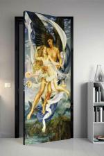 Qth Devotional Dor-2425 Design Door Sticker