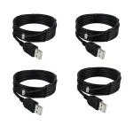 BIGGEAR (Pack of 4) Replacement Cable for Morpho MSO 1300 e/e2/e3(USB)