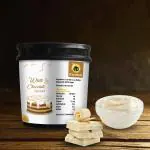 D'aromas White Chocolate Spread 1kg| Made with Low Fat Cocoa Butter| Vegetarian |All Natural Ganache