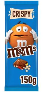 M&M'S Crispy Milk Chocolate Bar, 150 G