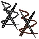 COLORESSENCE COLOR YOUR SPIRIT Eyebrow Pencil 3 in 1 Multifunction Brow Filling Styler with Spoolie Shaping Brush - (Combo of 2) - Black & Brown