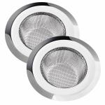 TENEZA ONLINE Stainless Steel Strainer Kitchen Drain Basin Sink Jali/wash Basin Jali- Pack of 2 (4-inch/10 cm)