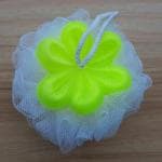 MAPPERZ Bathing Round Loofah for Men and Women/ Bath Loofah Sponge-(Random Colors) (Pack of 1)