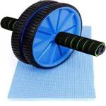 Shopeleven Double Wheel Ab Roller Gym For Exercise Fitness Equipment Workout (Pack of 1, Color may Vary)