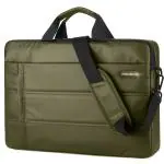 Probus 13.3 inch Business Professional Leather Laptop Bag - Olive Green Laptop Sleeve/Cover  (Green, 13.3 inch)