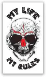 Ordershock My Life My Rule Attitude Temporary Body Tattoo