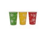 LK Paper Cup Green Cup Disposable Color Paper Tea/Coffee Cups, (Pack of 50Pcs, 450ml, Mix)