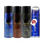KELYN Body Spray for Men, Deo’s Trio Pack for Him, Deodorants for Men, Long Lasting Fragrance, Gift Set for Husband, Boyfriend Pack of 3 (150 ml each)