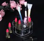 Storia Make Up Organizers and Storage for Vanity Clear Acrylic Cosmetics Organizer for Drawer and Bathroom Makeup Lipstick Storage Holder Organizer Case
