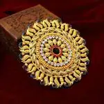 Vedic Vaani 5 Shaktis Sudarshan Chakra for God & Goddess (1 Pcs)