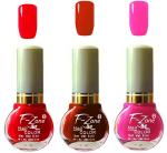 OUR Beauty Multicolor Extra Shine Long Wear Durable Nail Polish Nv58, 18 ml (Pack Of 3)