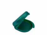 Dental Orthodontic Retainer/Aligner Case/Box/Mouth Guard and Denture Storage in Sparkle Green Colour