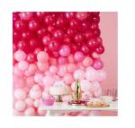 Festiko 100 Piece Latex Balloon Wall Backdrop, Pink White Red Balloon Wall Kit, Wedding Decorations, Backdrop, Hen Party Decorations, Party Backdrop