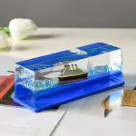 SAVREEN Car Interior Dashboard Decoration, Titanic Wave Cruise Ship, Liquid Wave Cruise Ship Decoration, Nautical Showpiece for Show Piece for Home Decor, Car Dashboard, Living Room, Office