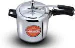 Carnival Silver And Black Aluminium Pressure Cooker - 5 L