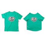 Ruse Black, Charcoal Mustard Cotton Reversible Dog Bandana Unicorn Printed Dog Scarf Adjustable Snap Button For Dogs - Large