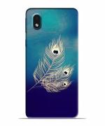 BHAI COVER Samsung Galaxy A01 Core Polycarbonate Lord Krishna Peacock Father Stylish Designer 3D Printed Mobile Phone Back Cover