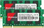 4GB Kit (2GBX2) DDR2 667 sodimm RAM, Kuesuny PC2-5300 / PC2-5300S CL5 200-Pin Non-ECC Unbuffered Notebook Laptop Memory Modules MSI